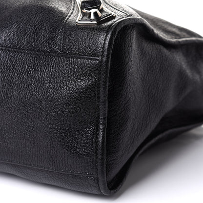 Balenciaga Chevre Silver Metallic Edge Hardware City Black 10 of 11
