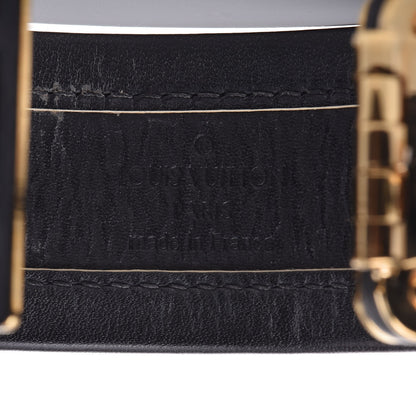 Louis Vuitton Chèvre Suhali S Lock Bracelet Small Black 4 of 5
