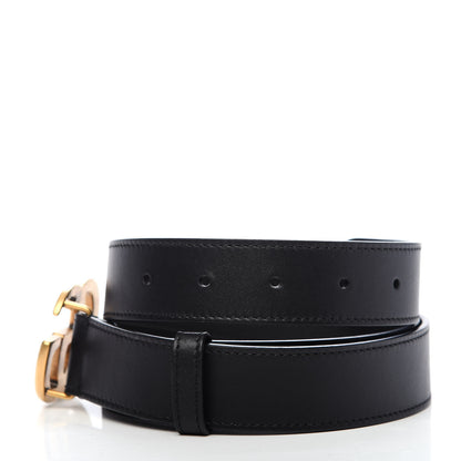 Gucci Calfskin Double G 30mm Belt 90 36 Black 3 of 7