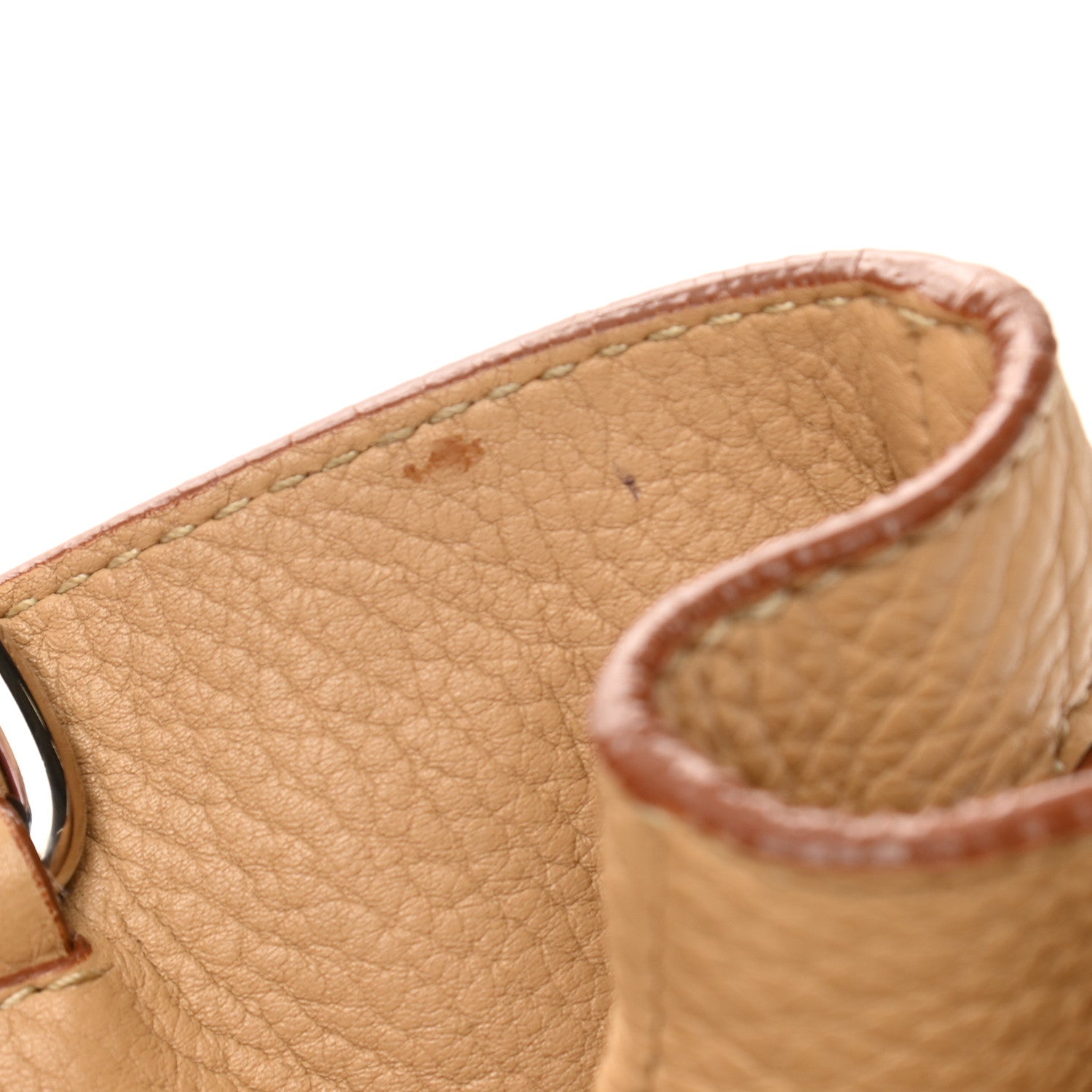 Prada Vitello Daino Side Pocket Tote Naturale 10 of 12