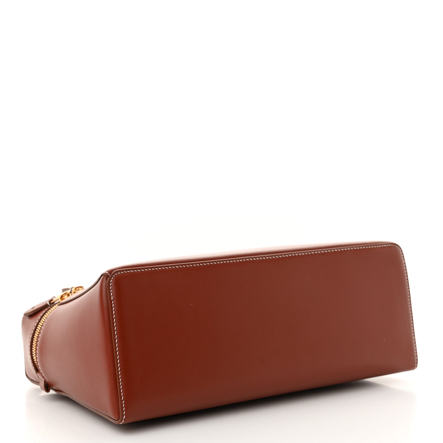 Saddle Calfskin Extra Bag L27 Deep Kummel
