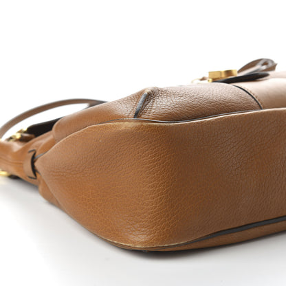 Chloe Grained Lambskin Medium Lexa Shoulder Bag Mustard Brown 7 of 10