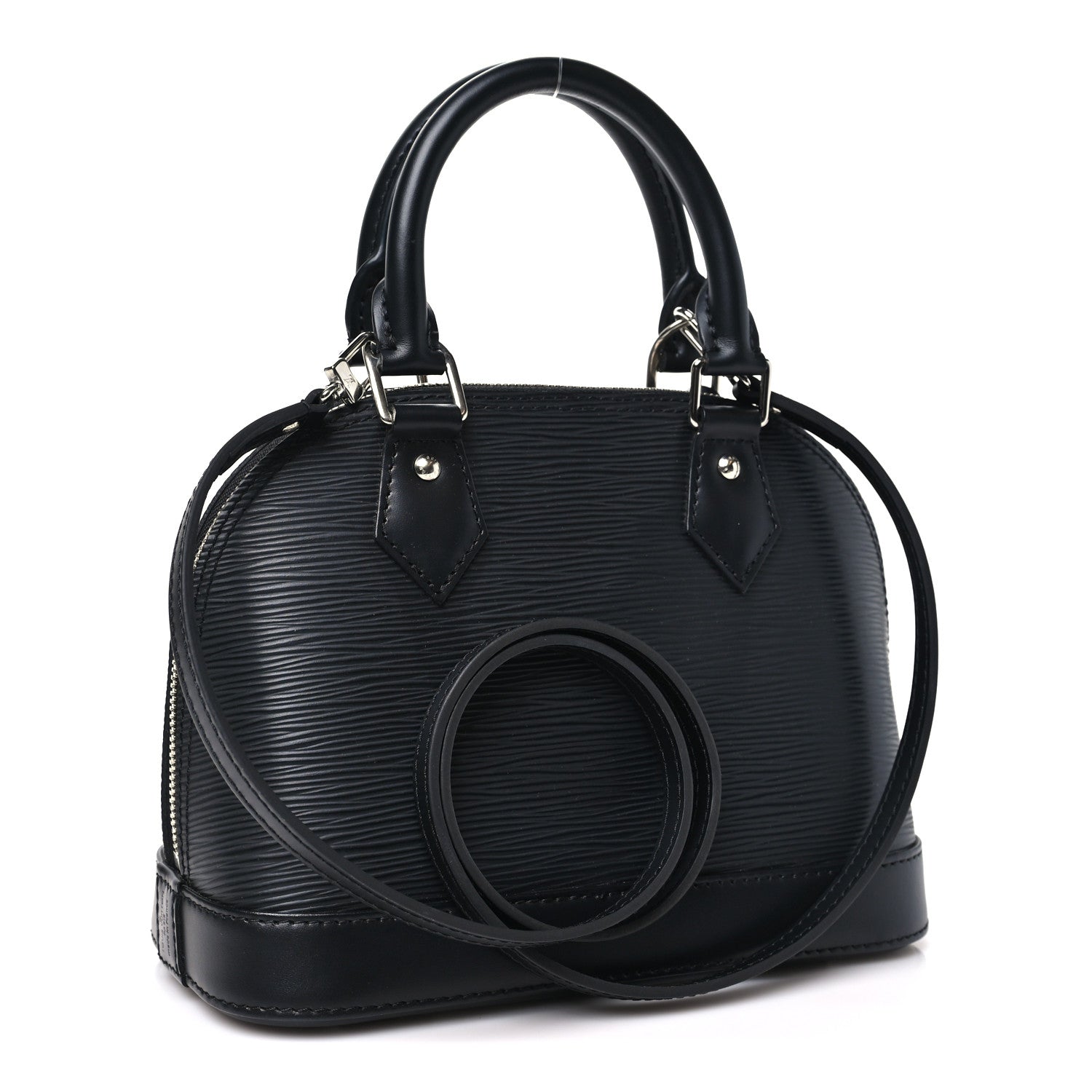 Louis Vuitton Epi Alma BB Black 3 of 9