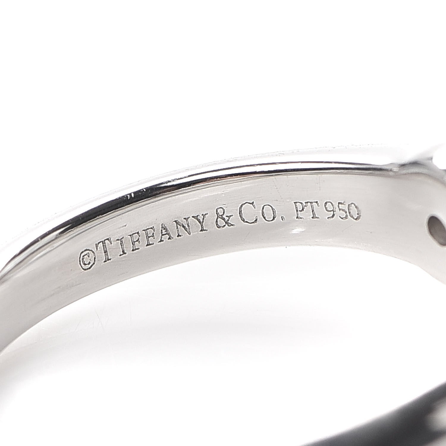 Tiffany Platinum Diamond .83ct Solitaire Engagement Ring 45 3.5 5 of 6