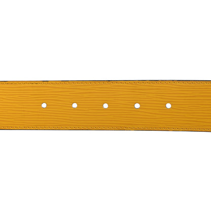 Louis Vuitton Monogram Eclipse Epi 40mm LV Initiales Reversible Belt 90 36 Yellow 3 of 8