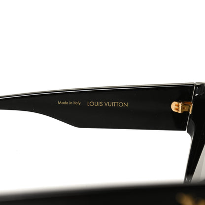 Louis Vuitton Acetate Swarovski Crystal Cyclone Sunglasses Z1578W Black 7 of 8