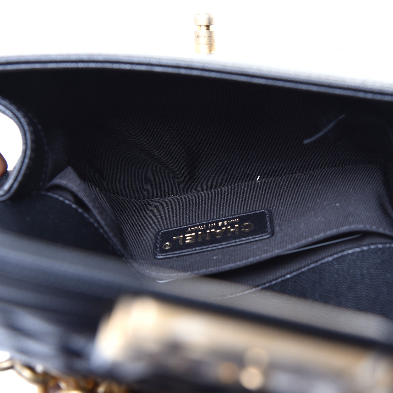 Chanel Caviar Quilted Small Boy Flap Black 5 of 10