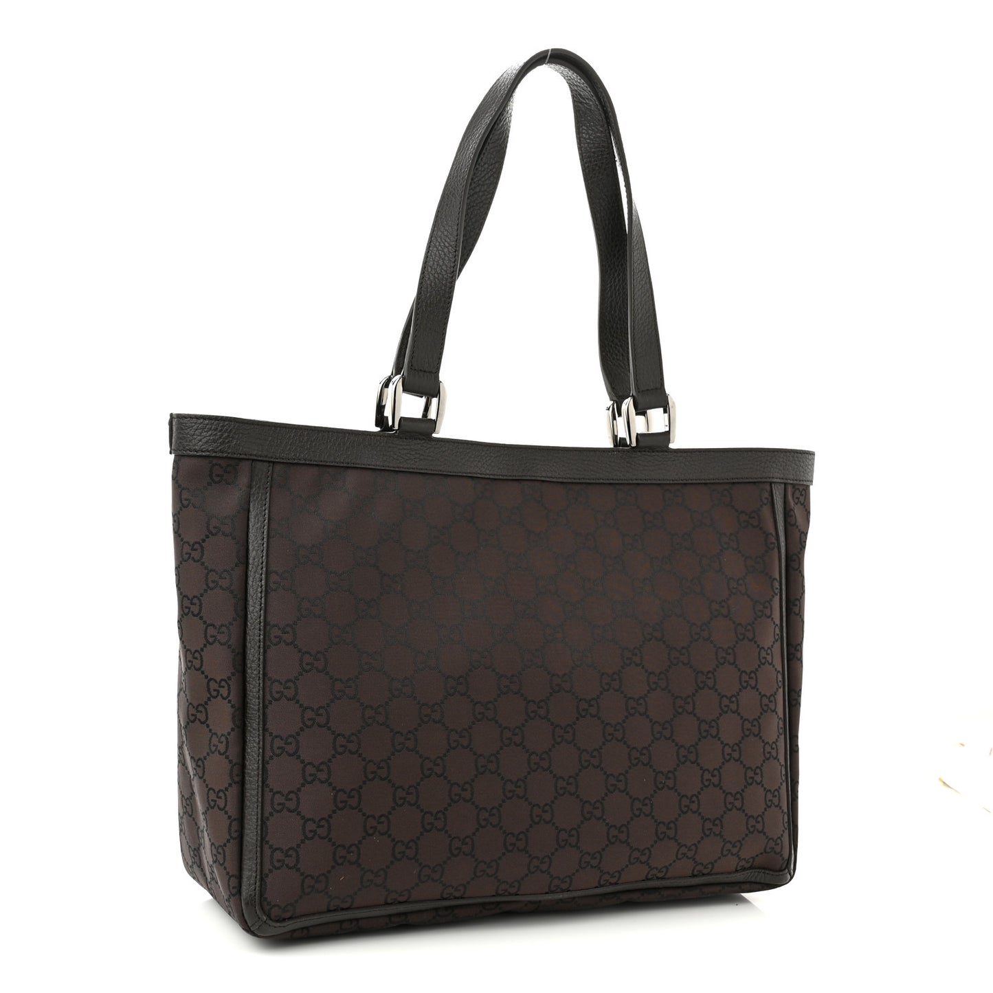 Monogram Abbey D Ring Tote Dark Brown