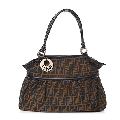 Fendi Zucca Large Chef Shopper Tote Tobacco 1 of 9