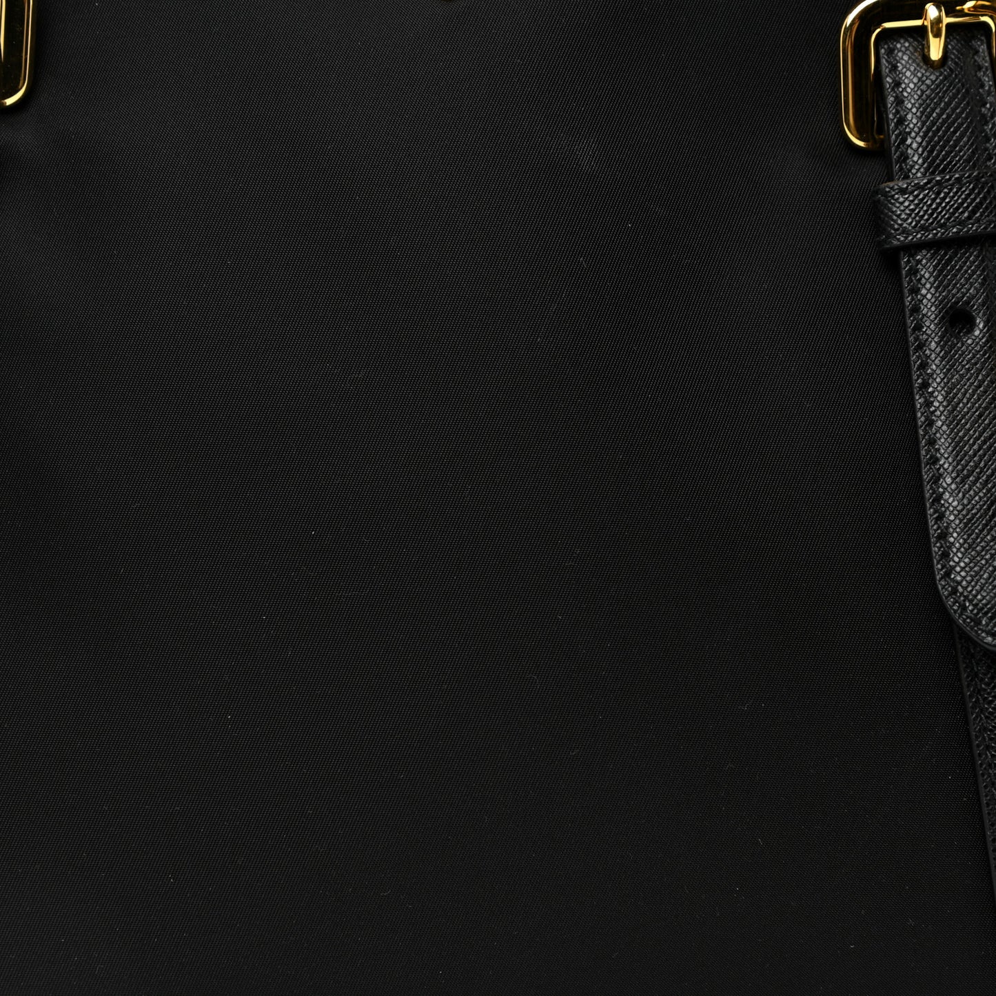 Tessuto Nylon Saffiano Tote Black