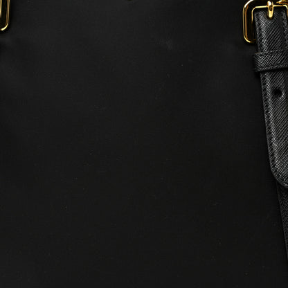 Prada Tessuto Nylon Saffiano Tote Black 6 of 10