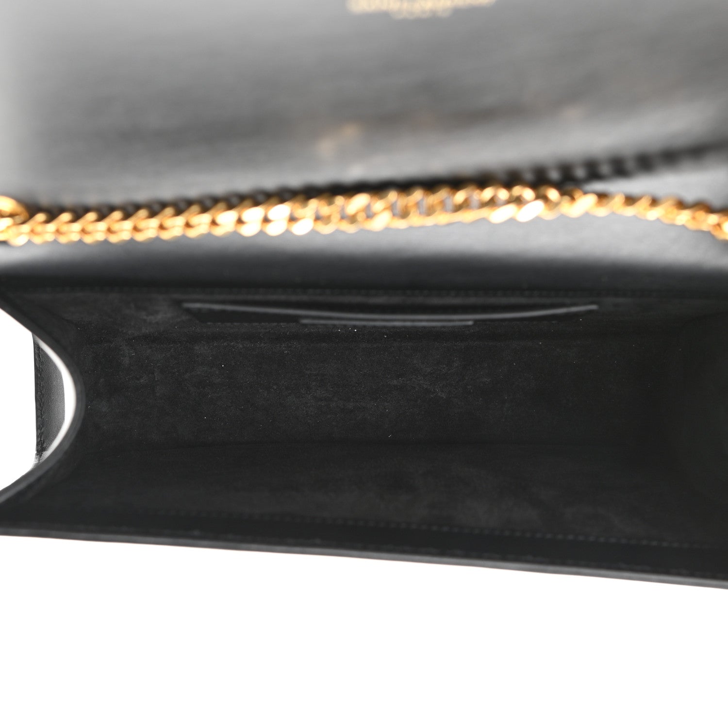 Saint Laurent Smooth Calfskin Medium Classic Monogram Kate Tassel Satchel Black 5 of 9