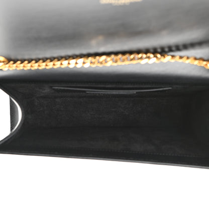 Saint Laurent Smooth Calfskin Medium Classic Monogram Kate Tassel Satchel Black 5 of 9