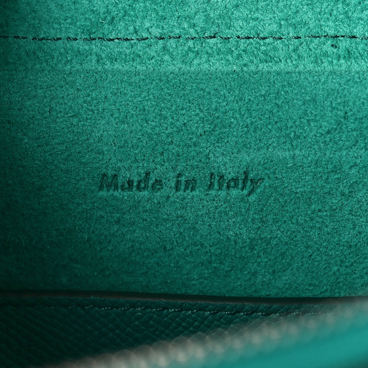 Grained Calfskin Micro Belt Bag Cactus