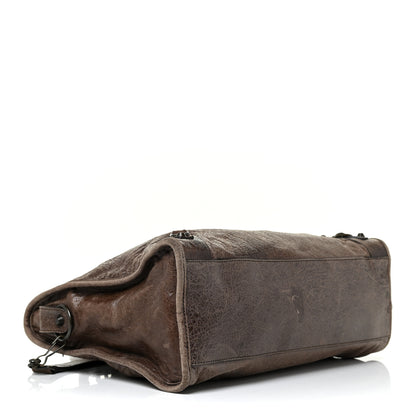 Balenciaga Chevre Classic Hardware City Olive Brown 4 of 14