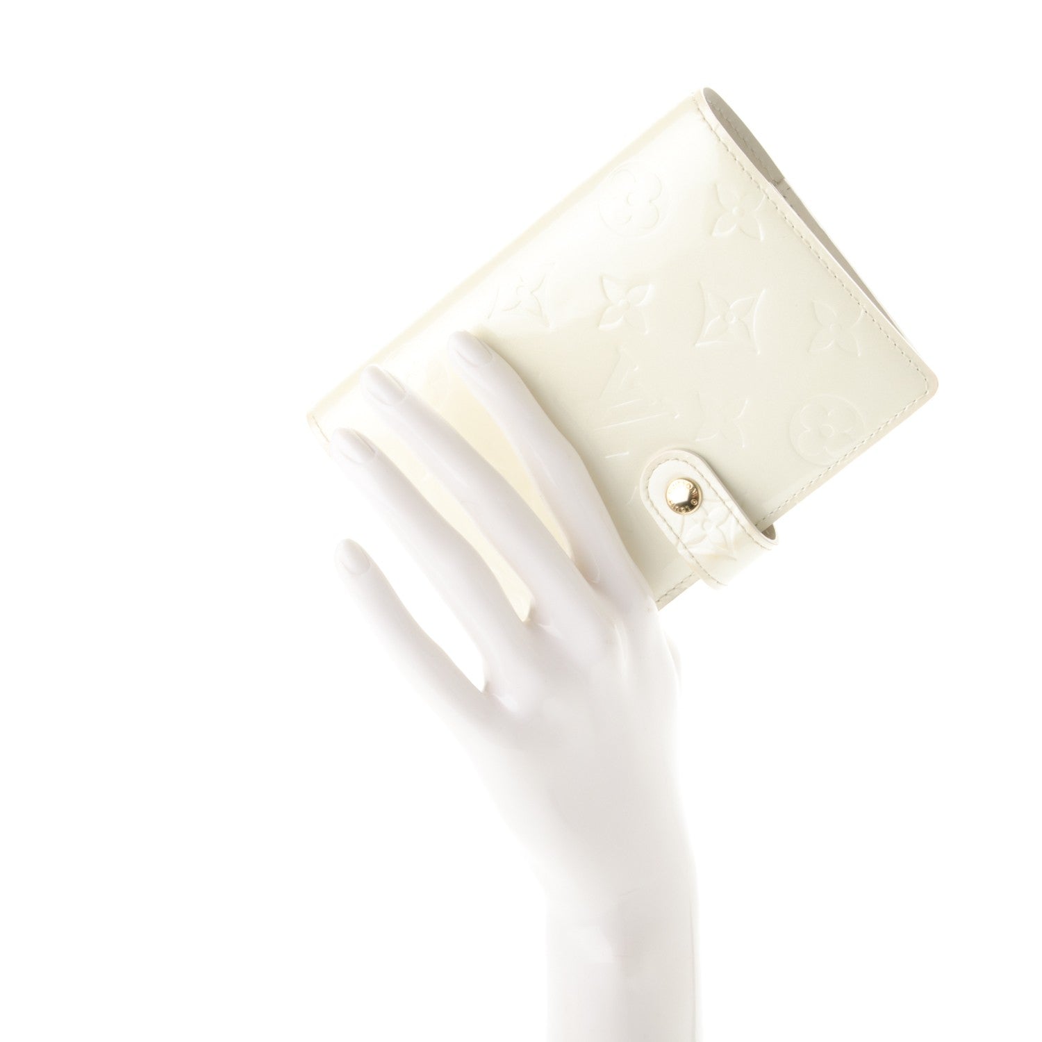 Louis Vuitton Vernis Small Ring Agenda Cover Perle 2 of 6