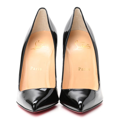 Christian Louboutin Patent Pigalle Follies 100 Pumps 35 Black 2 of 7