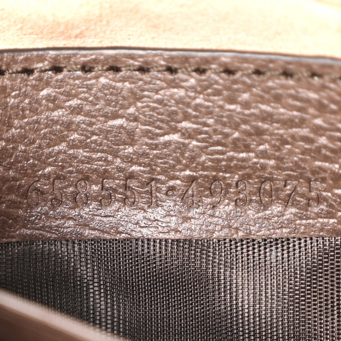GG Supreme Monogram Textured Calfskin Web Mini Ophidia Half Moon Hobo Beige Ebony New Acero Beige Ebony New Acero