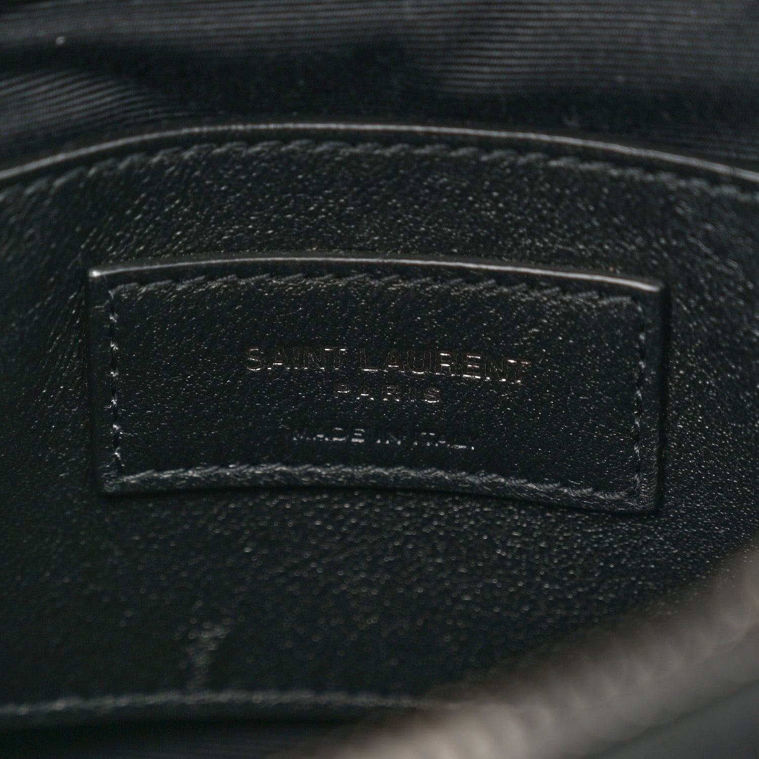 Saint Laurent Sheepskin Matelasse Chevron Monogram Medium College Bag Black 6 of 11