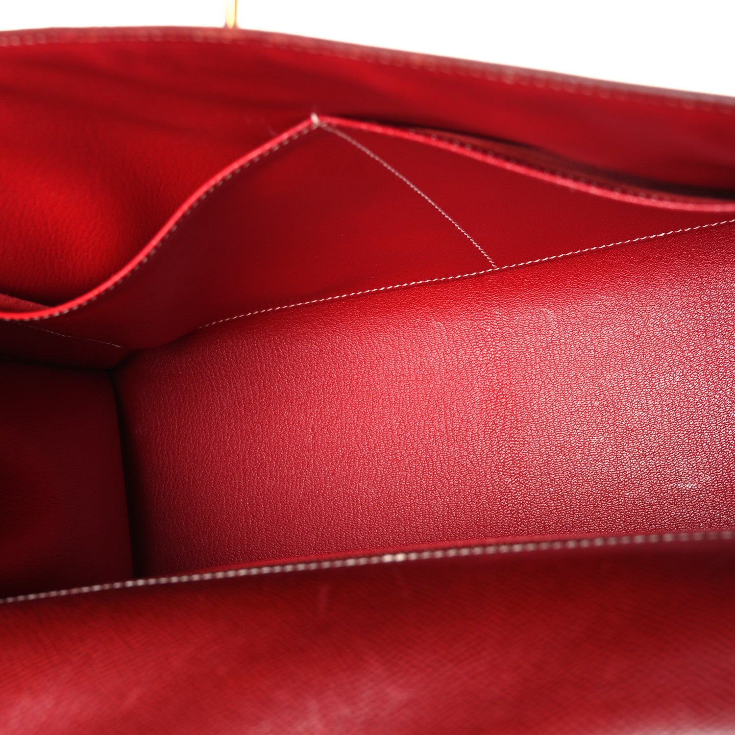 Hermes Courchevel Kelly Sellier 32 Rouge H 5 of 10