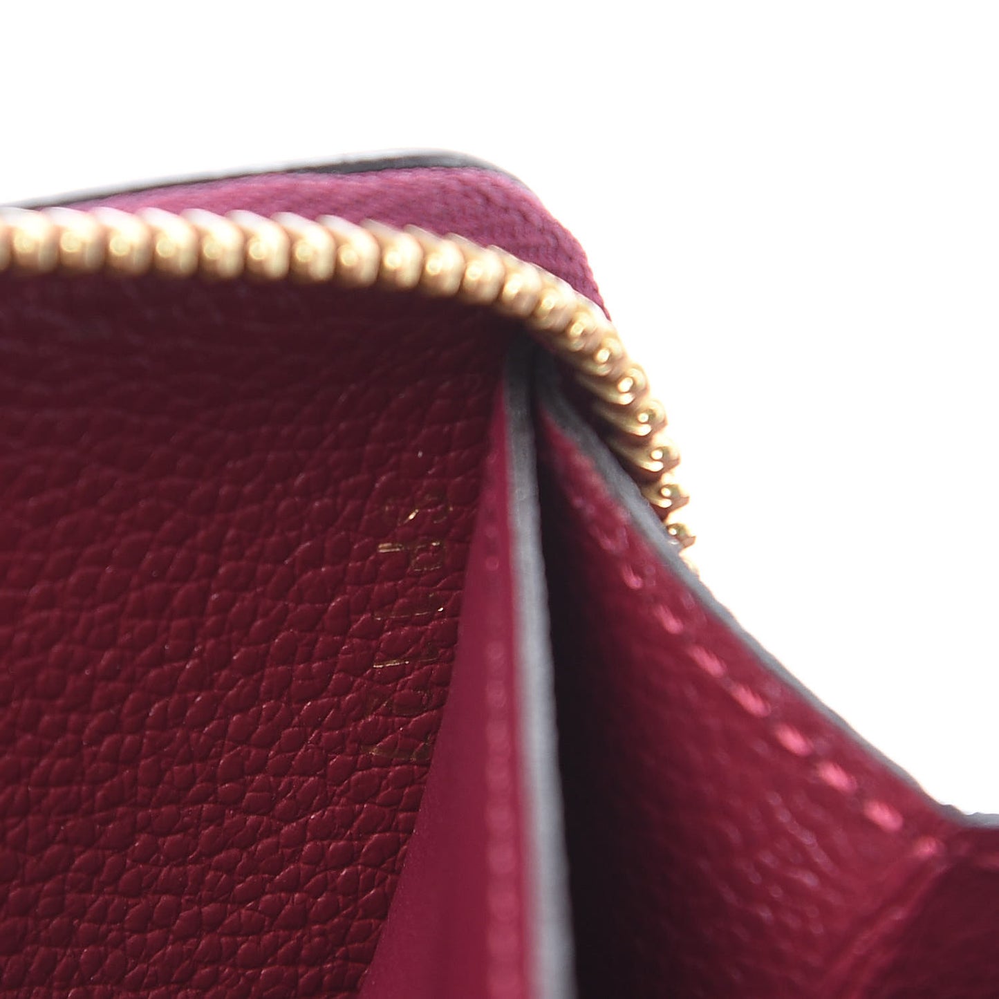 Empreinte Clemence Wallet Raisin