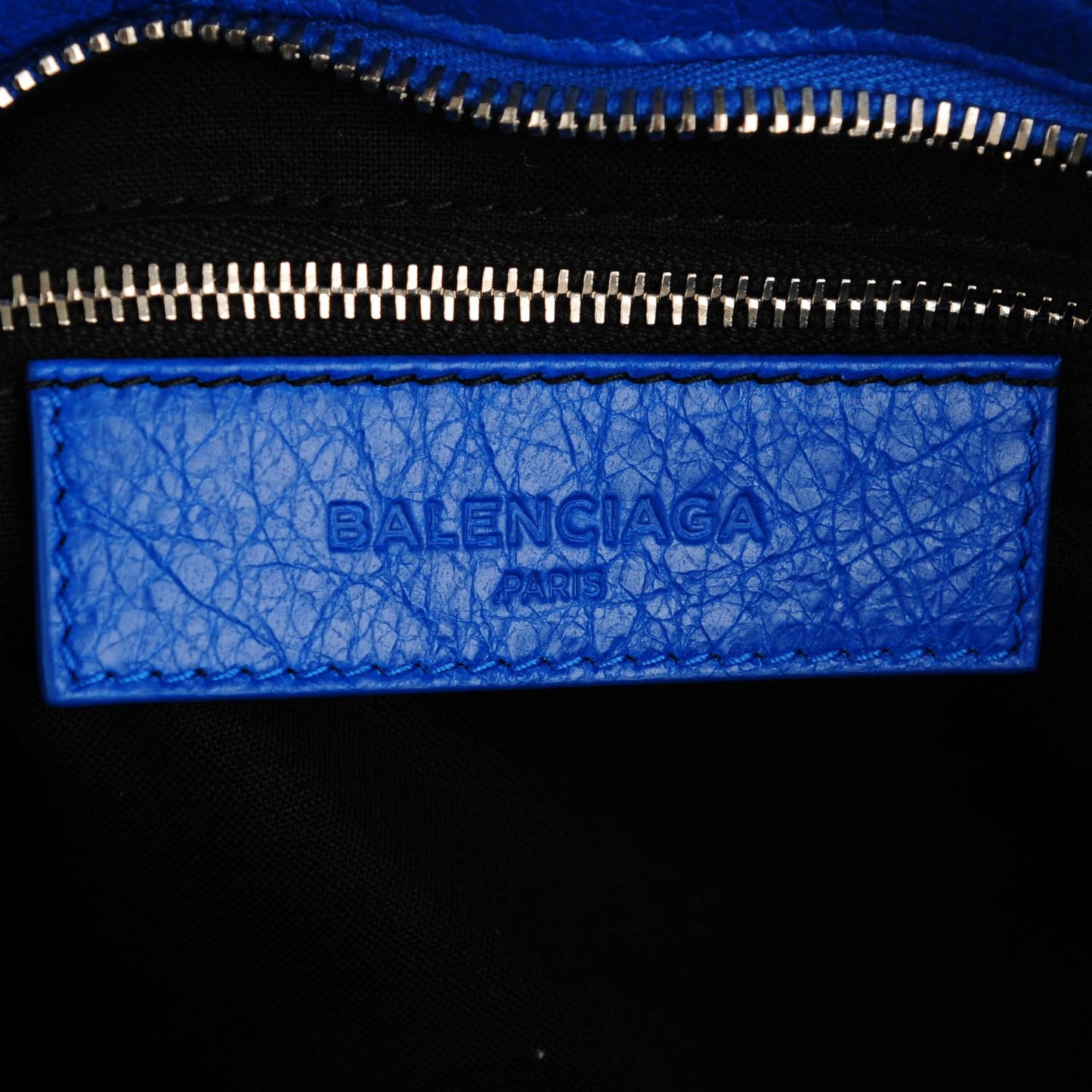 Agneau Giant 12 Silver Hardware City Bleu Lazuli