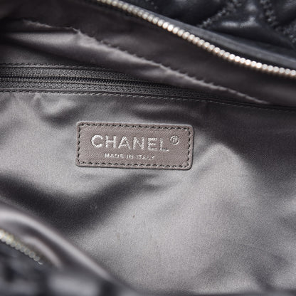 Chanel Lambskin Bubble Quilt Bowler Black 6 of 15