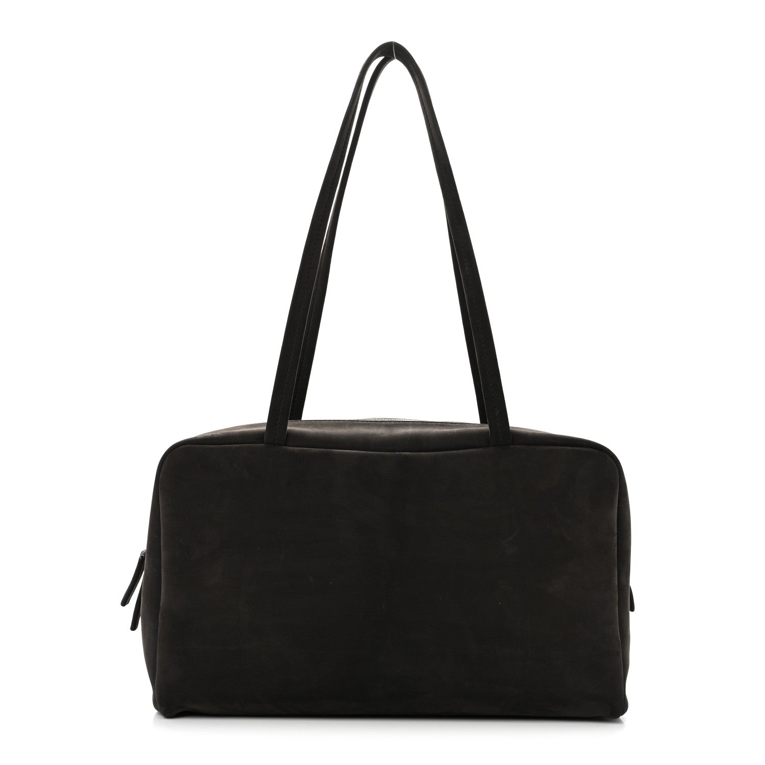 The Row Nubuck Astra Bowling Bag Ebony Brown 1 of 9
