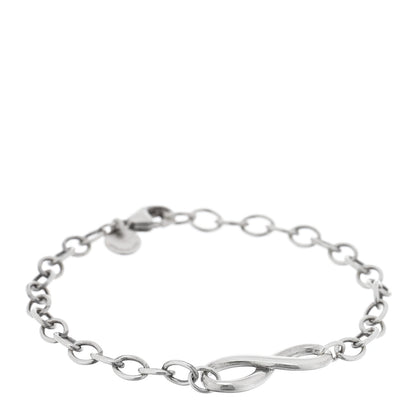 Tiffany Sterling Silver Infinity Chain Bracelet 1 of 3
