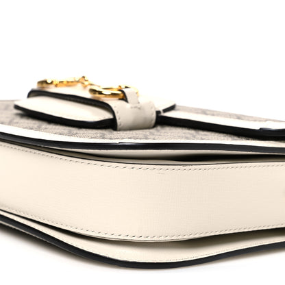 Gucci GG Supreme Monogram Horsebit 1955 Shoulder Bag Beige Mystic White 10 of 10