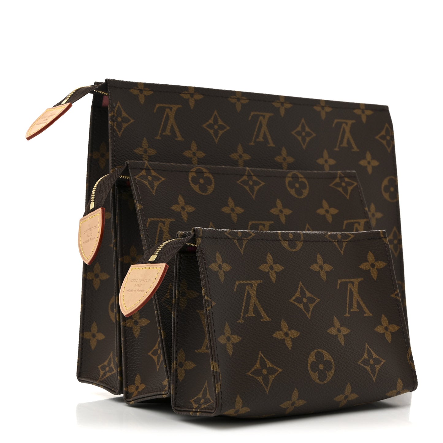 Monogram Trio Toilet Pouch Set