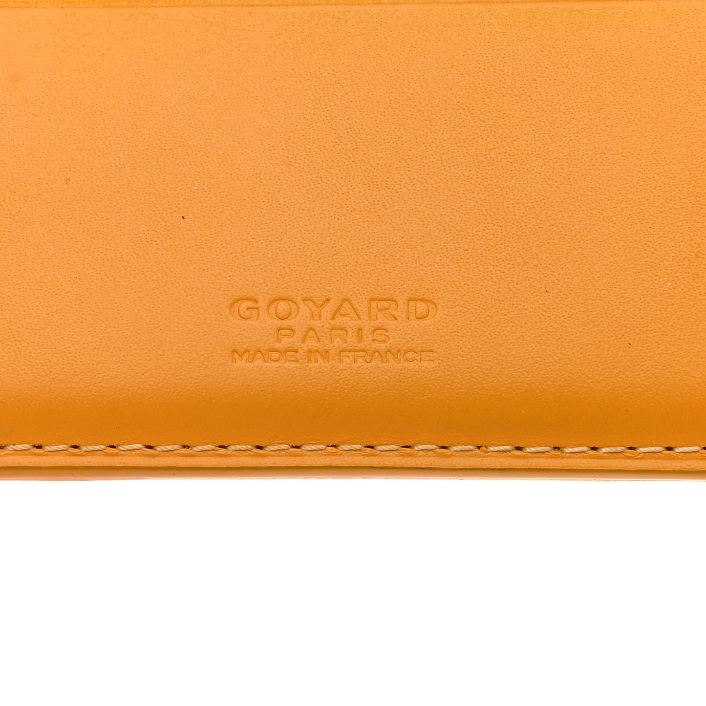 Goyardine Victoire Bi-Fold Wallet Yellow