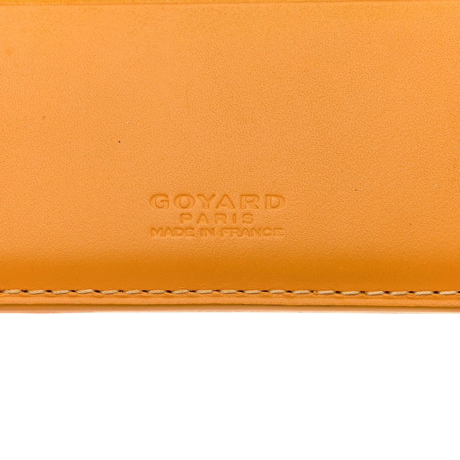 Goyard Goyardine Victoire Bi-Fold Wallet Yellow 6 of 11