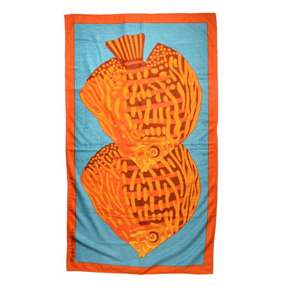 Hermes Cotton Terry Printed Beach Towel 1 of 7