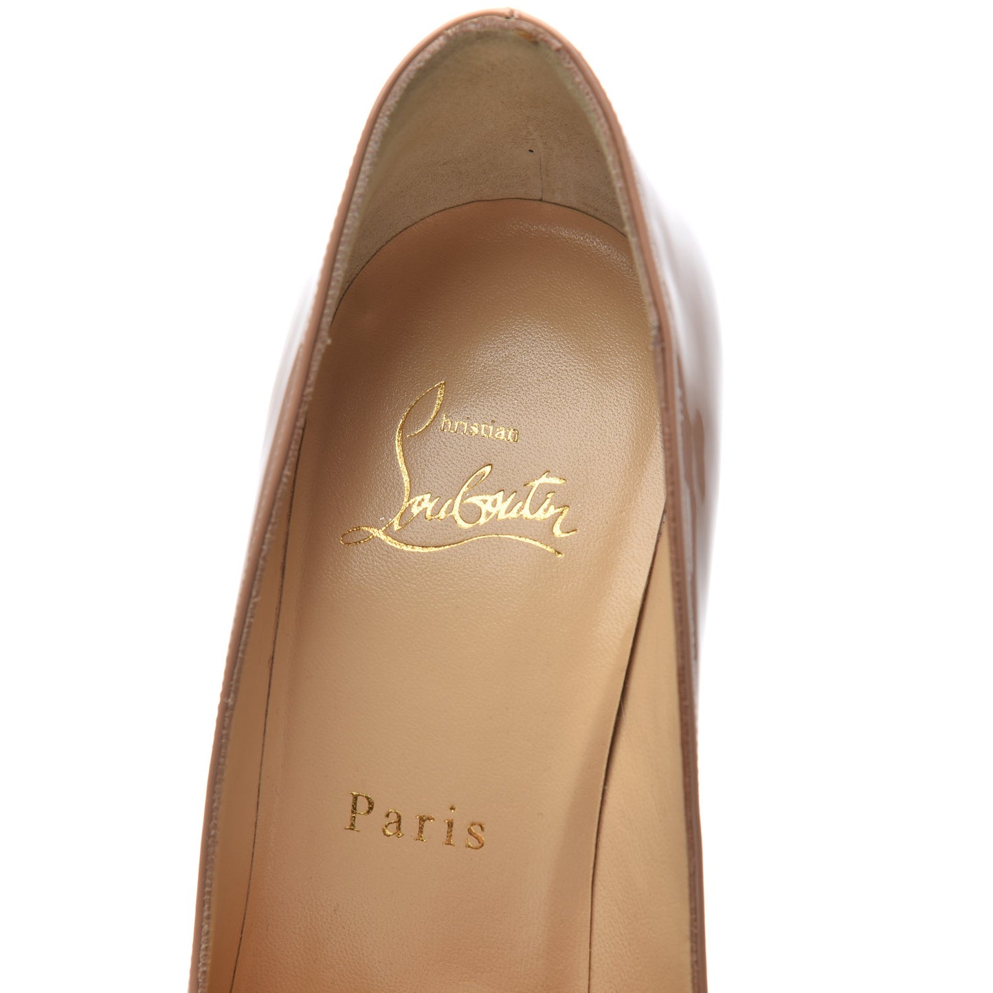 Patent Pigalle Follies 100 Pumps 36.5 Nude
