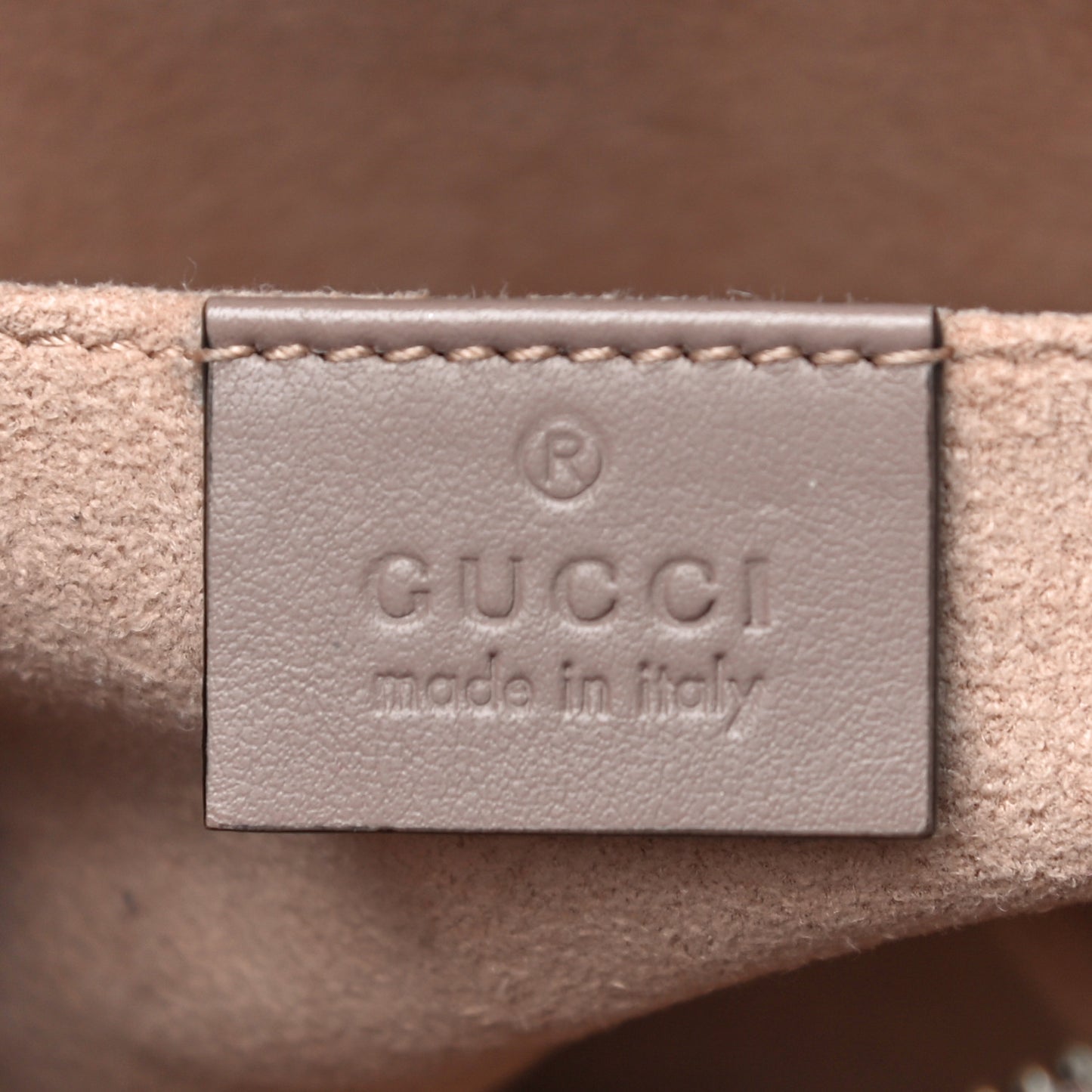 Calfskin Matelasse Mini GG Marmont Chain Shoulder Bag Porcelain Rose