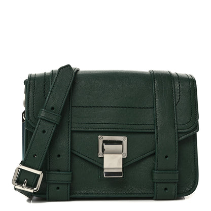 Proenza Schouler Lambskin PS1 Mini Crossbody Bag Dark Teal 1 of 8