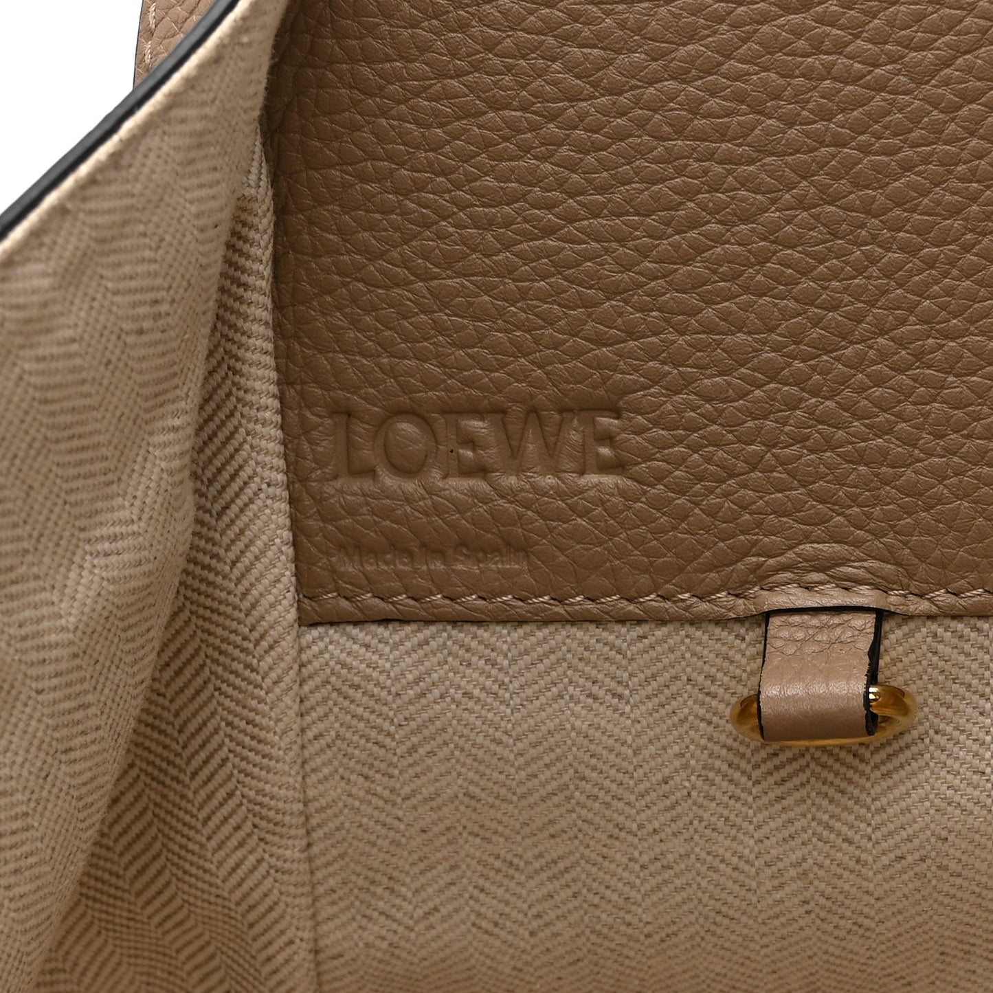 Calfskin Small Hammock Shoulder Bag Sand Mink