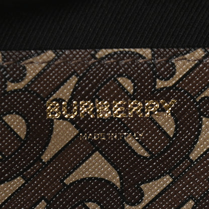 Burberry E-Canvas Monogram Stripe Medium Sonny Bum Bag Bridle Brown 5 of 9