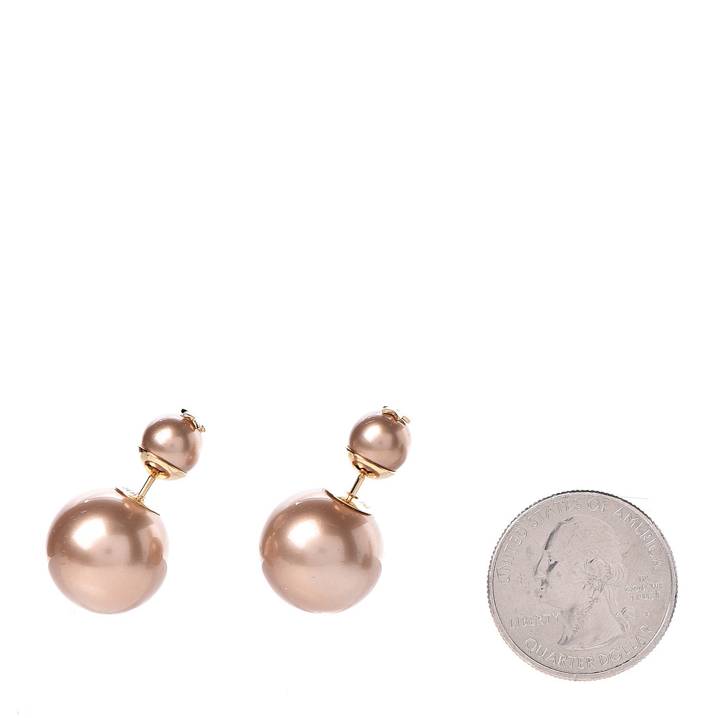 Pearl Mise En Dior Tribal Earrings Pink