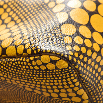Louis Vuitton Monogram Kusama Waves Neverfull MM Yellow 9 of 11