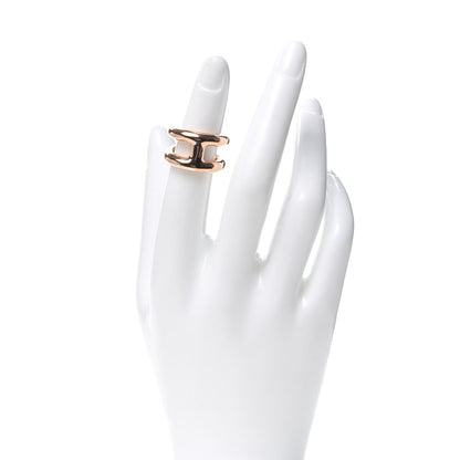Hermes 18K Rose Gold PM Osmose Ring 47 4 2 of 6