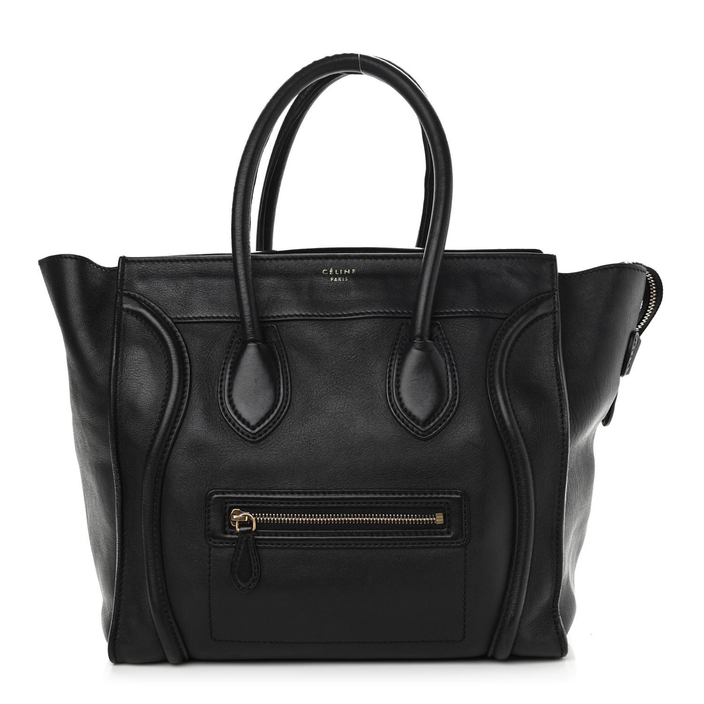 Smooth Calfskin Mini Luggage Black