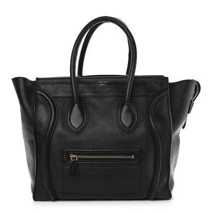 Celine Smooth Calfskin Mini Luggage Black 1 of 16