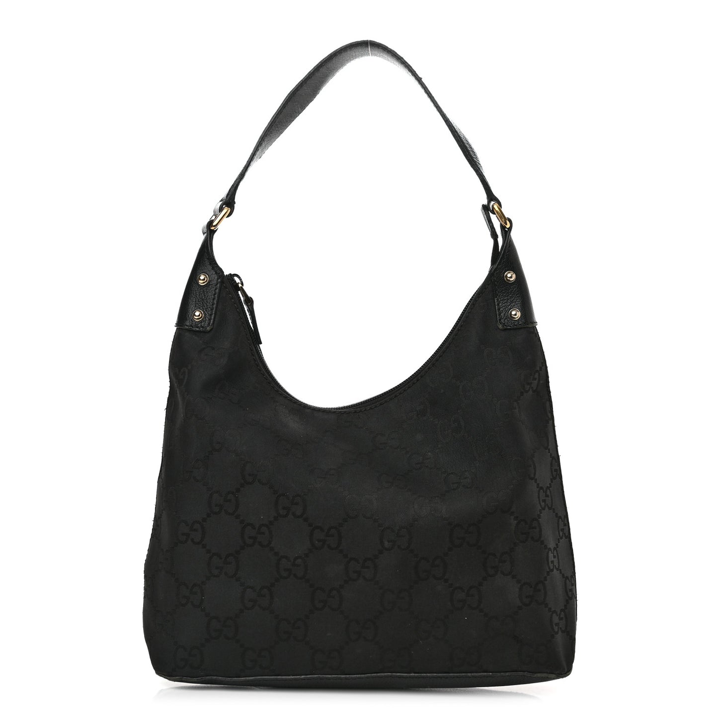 Nylon Monogram Small Hobo Black