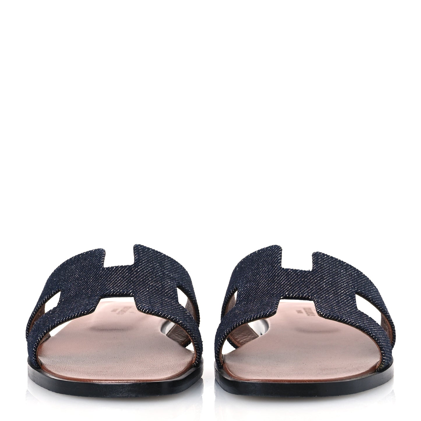 Denim Canvas Oran Sandals 36.5 Bleu Brut