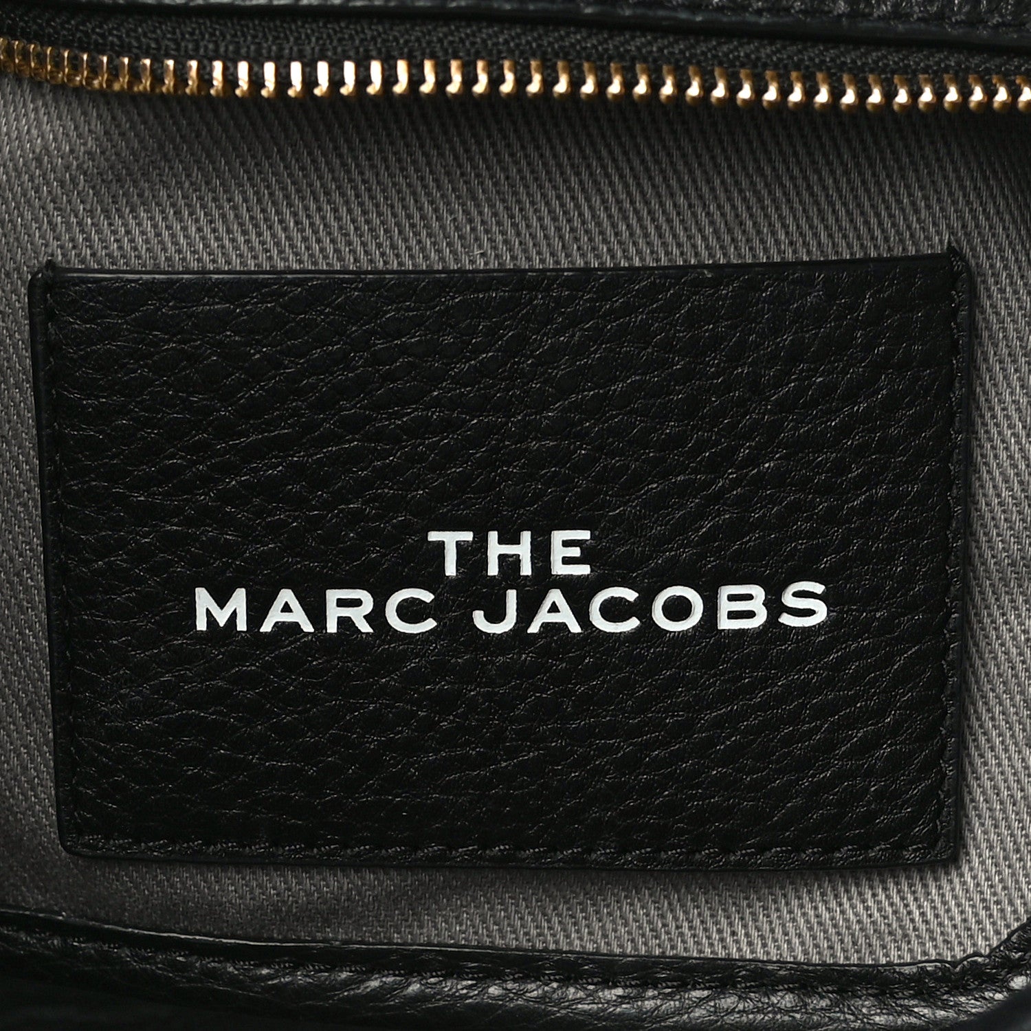 Marc Jacobs Grained Calfskin Small The Tote Bag Black 6 of 12