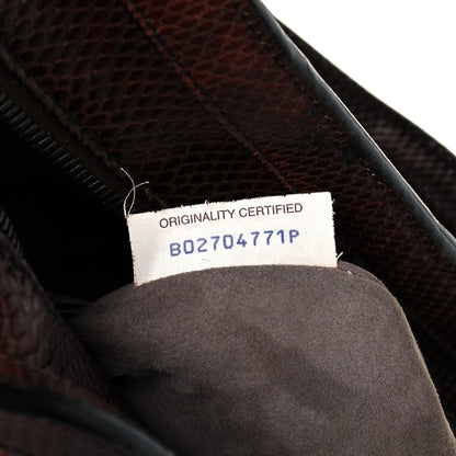 Bottega Veneta Ayers Karung Intrecciato Patchwork Shoulder Bag Ash Scuro Rust Clay 8 of 11