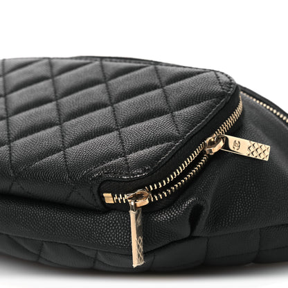 Chanel Caviar Quilted Business Affinity Waist Belt Bag Black 10 of 13