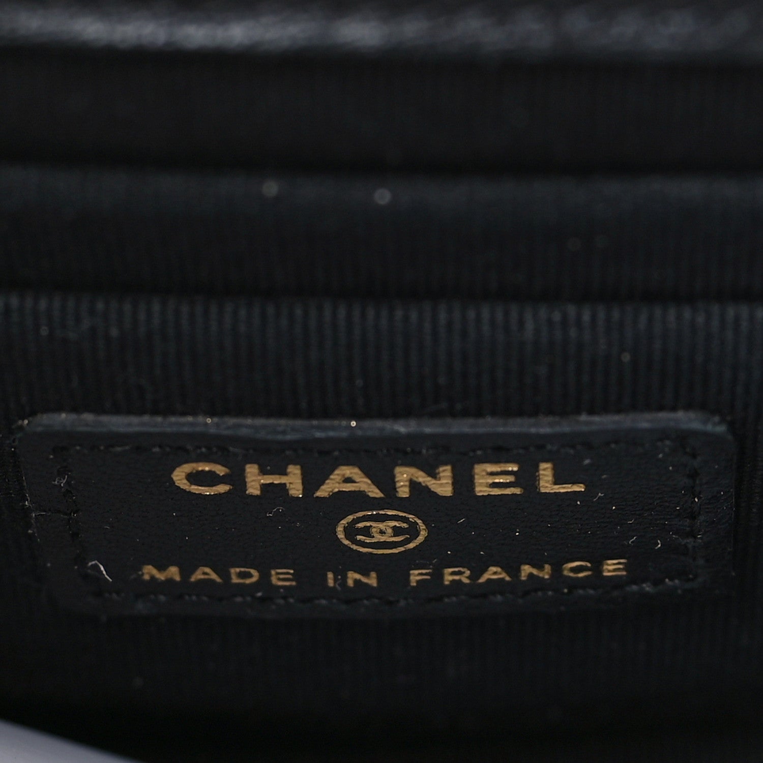 Chanel Lambskin Quilted Top Handle Flap Clutch With Chain Black 5 of 9